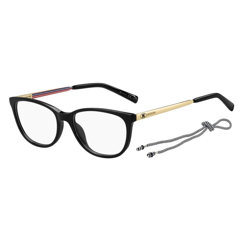 Okulary M MISSONI MMI-0033-807. Okulary, Kolor czarny. Kobieta.
