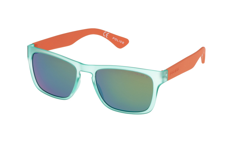 Okulary POLICE S198854GEHV. Okulary przeciwsłoneczne, Kolor zielony. Unisex.