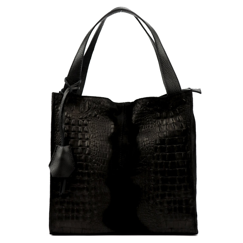 Damska torebka ze skóry naturalnej Luka 26-010 CROCO