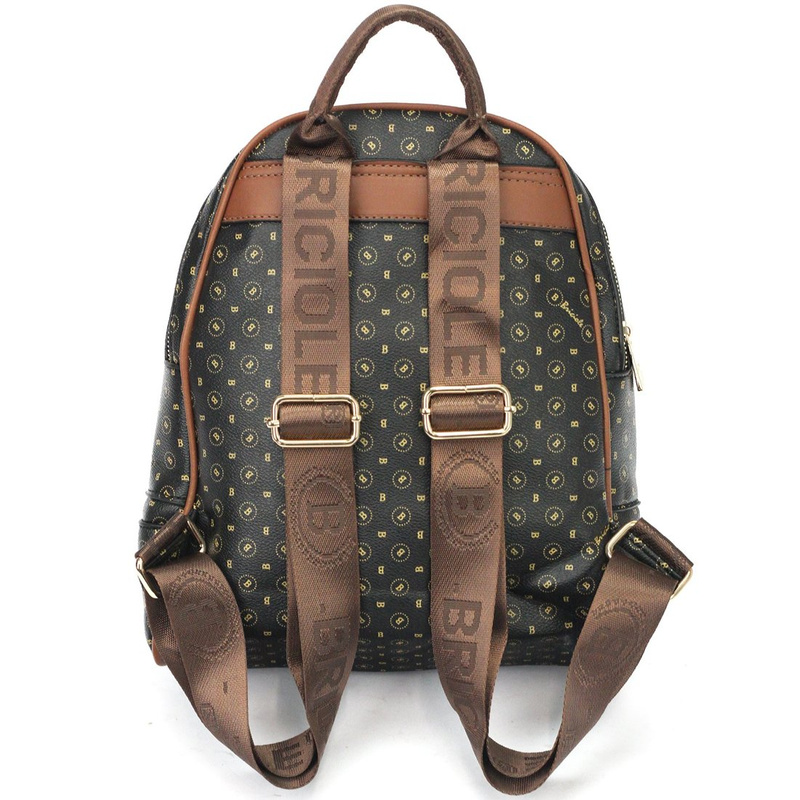 BRICIOLE damski plecak miejski skóra ekologiczna pojemny dwie komory