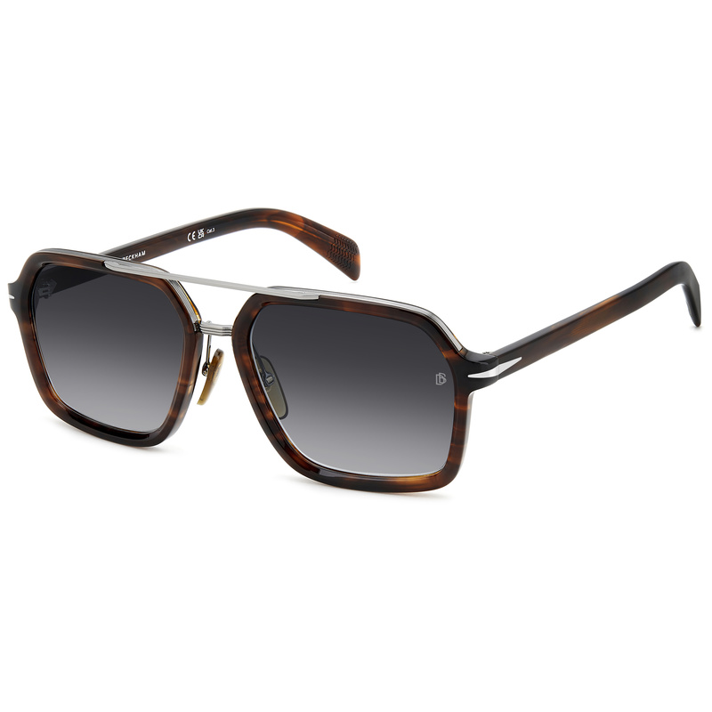 Okulary DAVID BECKHAM DB-7128-S-6C5. Okulary przeciwsłoneczne, Kolor brązowy. Mężczyzna.