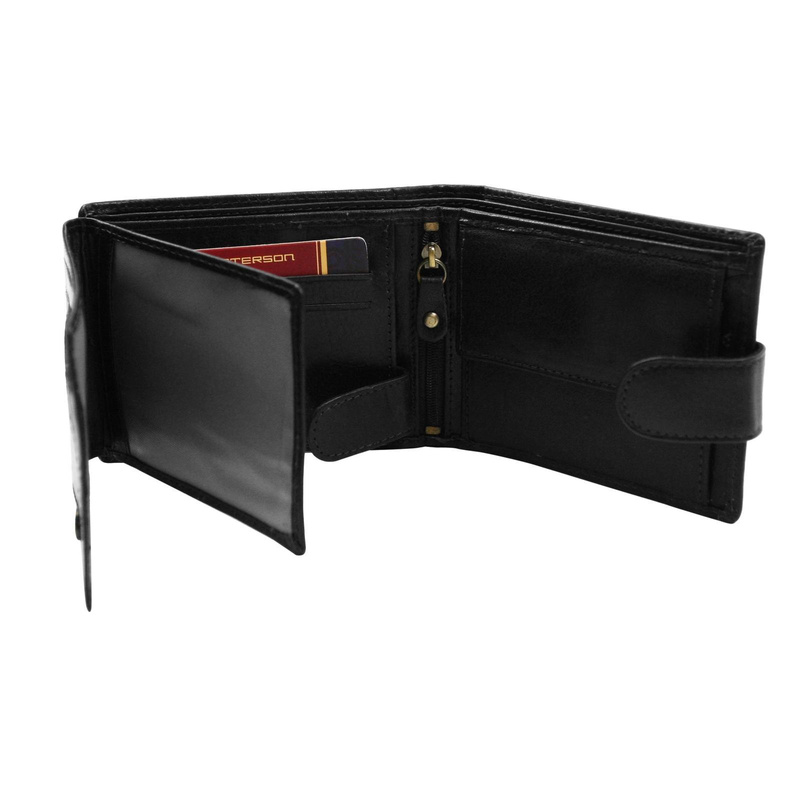 Skórzany męski portfel Peterson PTN N992L-BUF