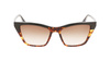 Okulary VICTORIA BECKHAM VB638S-005. Okulary przeciwsłoneczne, Kolor czarny brązowy. Kobieta.