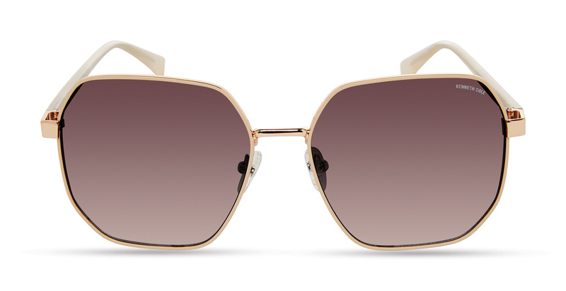 Okulary KENNETH COLE KC3000-6028T. Okulary przeciwsłoneczne, Kolor różowy. Kobieta.