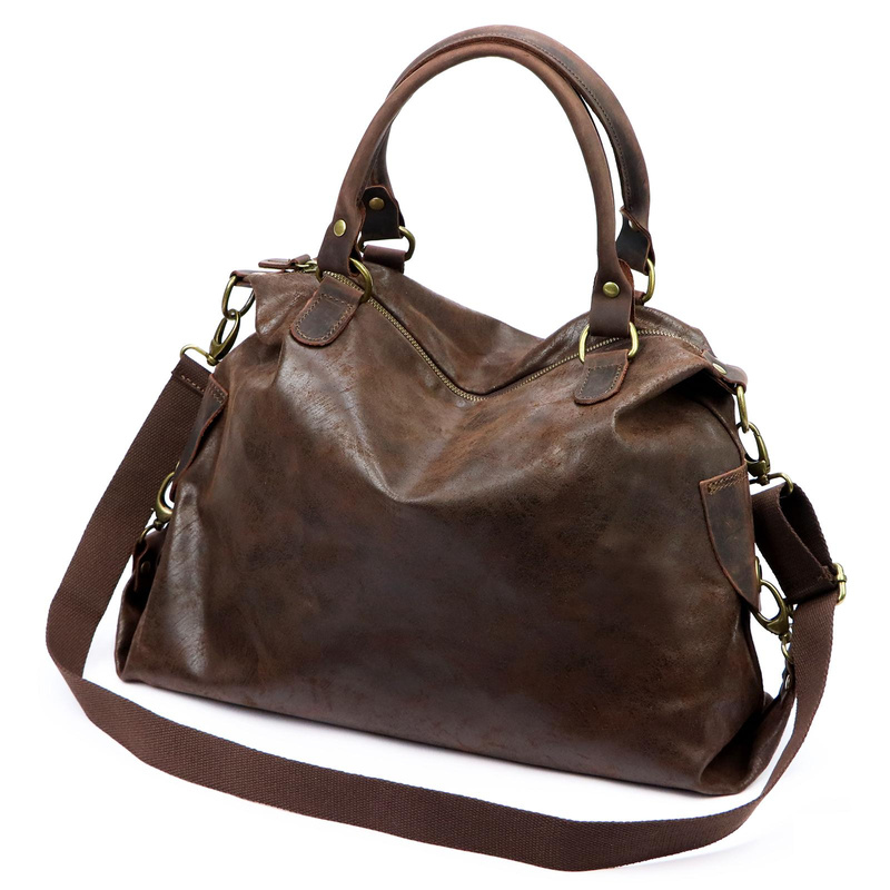 Luka Damska torebka do ręki kuferek skóra naturalna z paskiem dopinanym