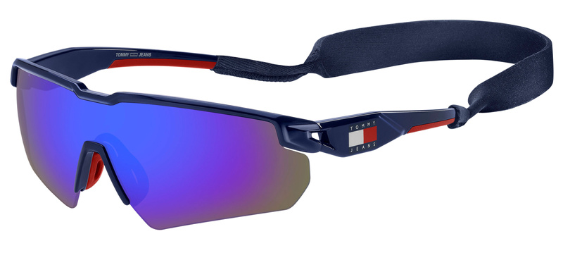 Okulary TOMMY JEANS TJ-0098-S-PJP. Okulary przeciwsłoneczne, Kolor niebieski. Unisex.