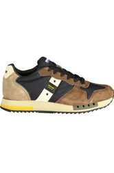NIEBIESKIE MĘSKIE BUTY SPORTOWE BLAUER