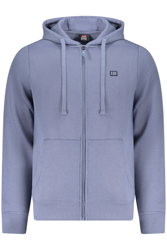 Norway 1963 MĘSKA NIEBIESKA BLUZA Z ROZPINANYM NA ZAMEK