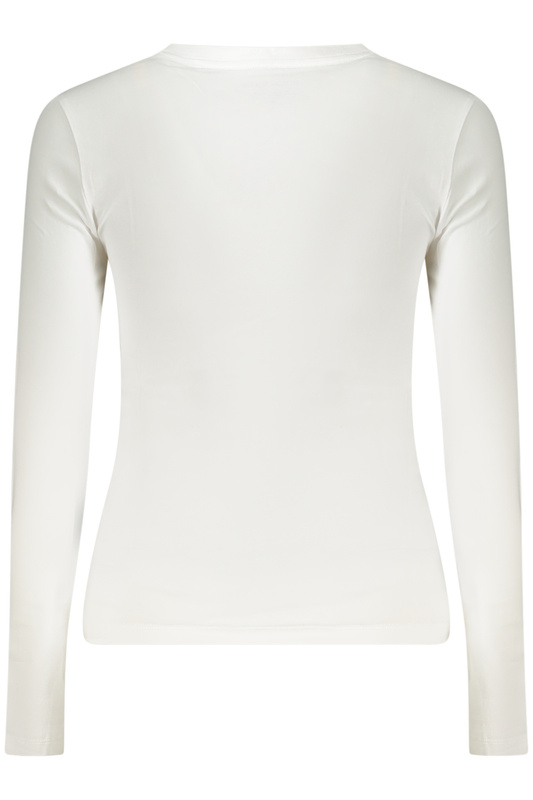 GUESS JEANS DAMSKA KOSZULKA Z D�UGIM R�KAWEM BIA�A