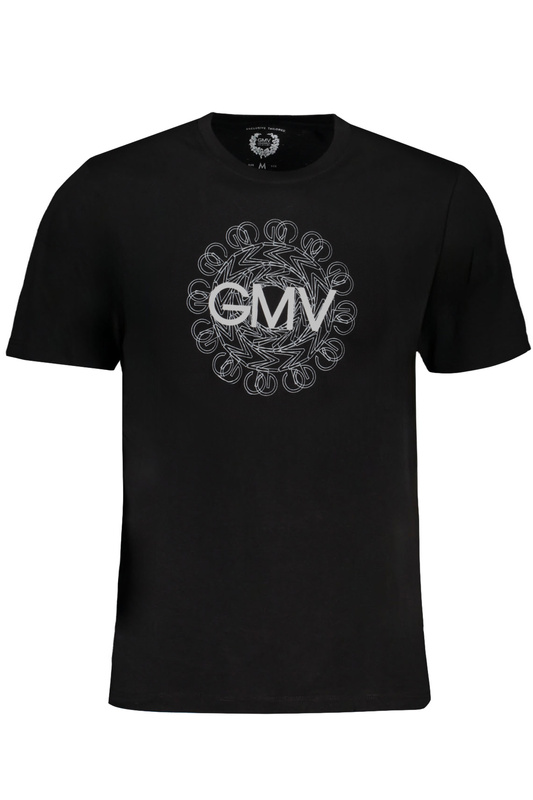 T-SHIRT MĘSKI Z KRÓTKIM RĘKAWEM GIAN MARCO VENTURI CZARNY
