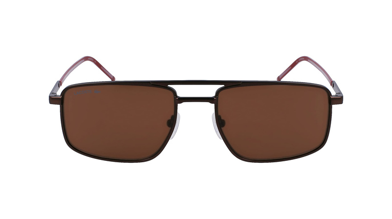 Okulary LACOSTE L255S-5619201. Okulary przeciwsłoneczne, Kolor brązowy. Mężczyzna.