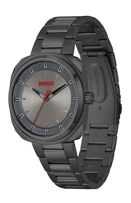 Zegarek HUGO 1530311. Kwarcowy, Kolor szary. Mężczyzna.