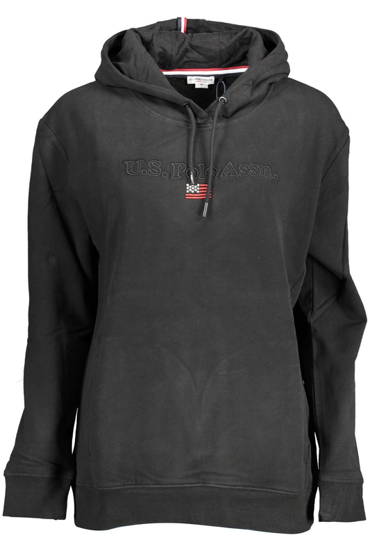 BLUZA POLO US CZARNA BEZ ZAMKA
