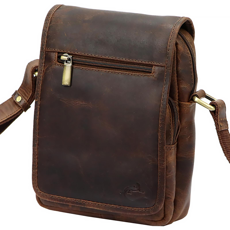 Saszetka męska na ramię skórzana od marki Andreas