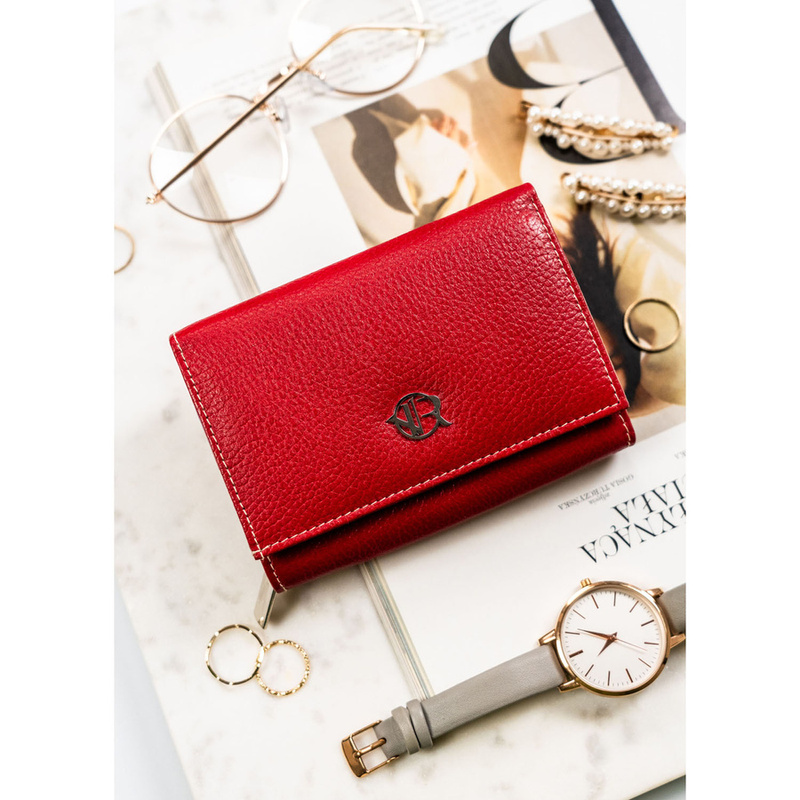 Zgrabna damska portmonetka skórzana z RFID Rovicky