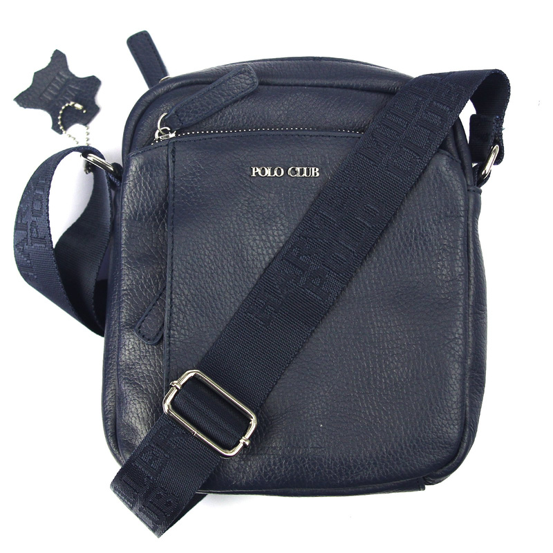 Harvey Miller Polo Club saszetka miejska torba na ramię skóra naturalna