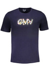 T-SHIRT MĘSKI Z KRÓTKIM RĘKAWEM GIAN MARCO VENTURI NIEBIESKI
