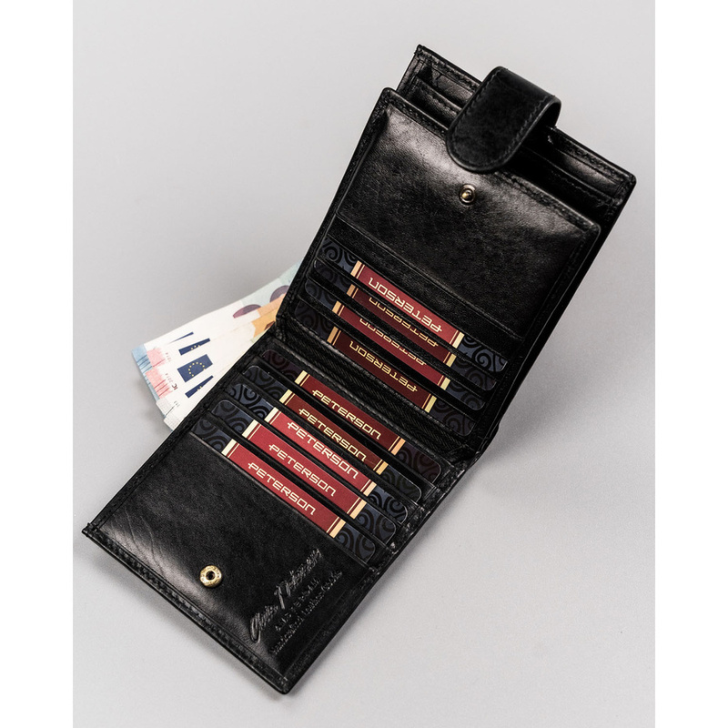 Skórzany męski portfel Peterson PTN N01L-VT
