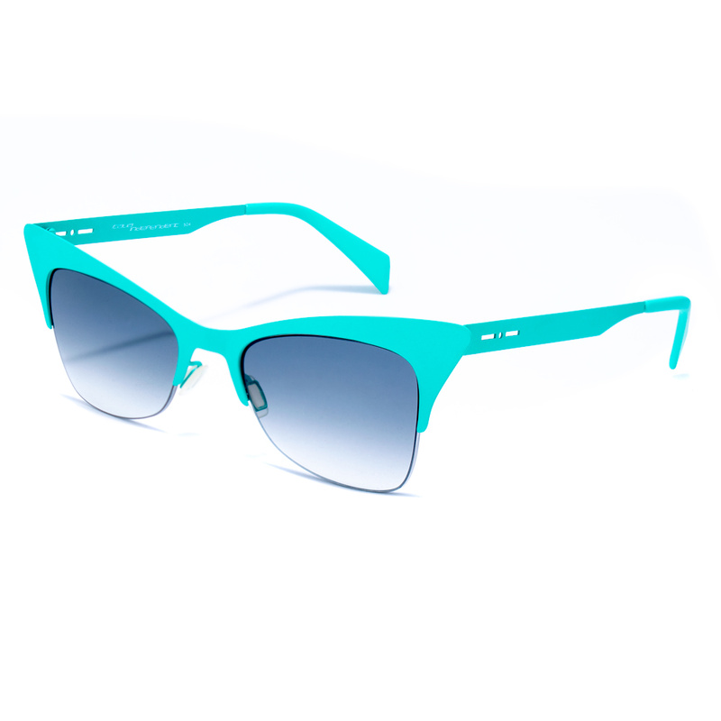 Okulary ITALIA INDEPENDENT 0504-036-000. Okulary przeciwsłoneczne, Kolor zielony. Kobieta.