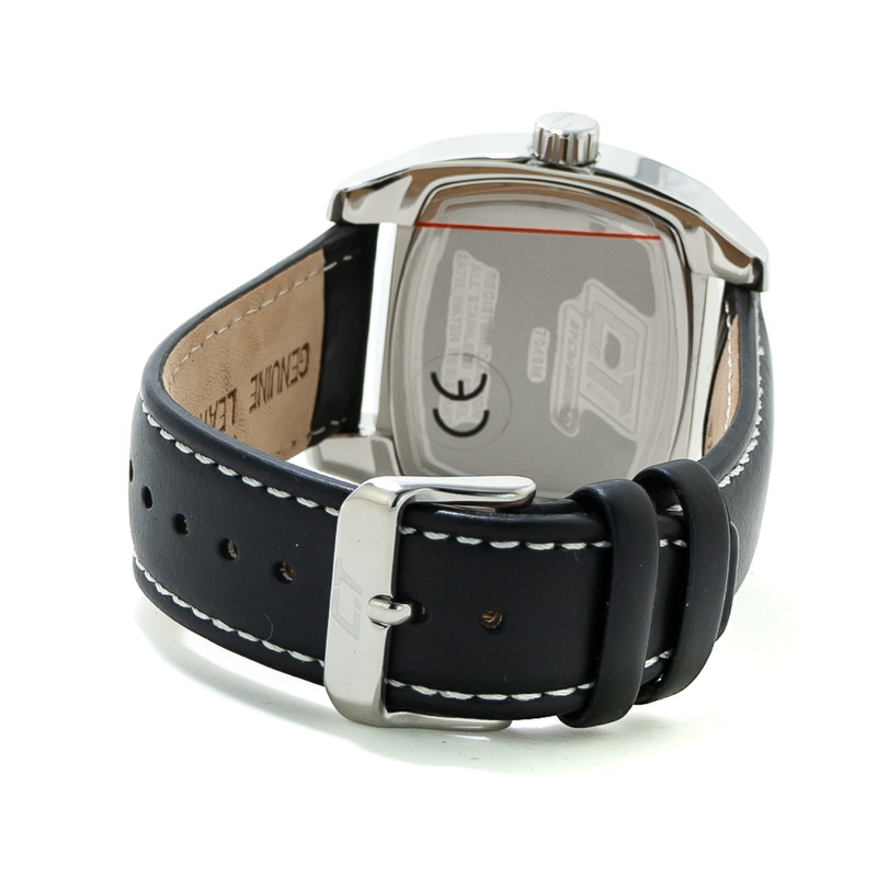 Zegarek CHRONOTECH CC7049M-02. Kwarcowy, Kolor czarny. Mężczyzna.