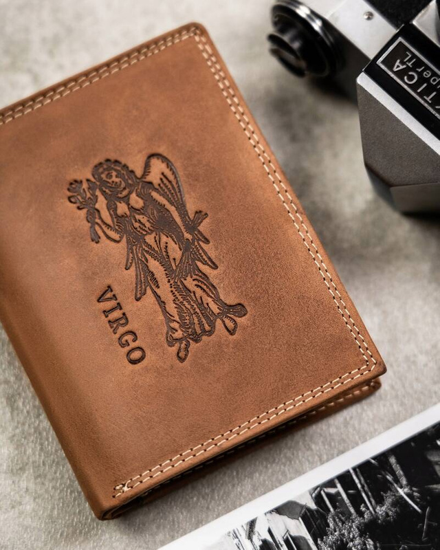 Męski portfel ze wzorem znaków zodiaku Always Wild
