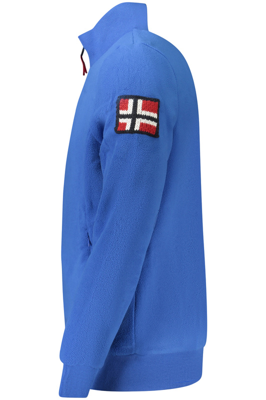 Norway 1963 MĘSKA NIEBIESKA BLUZA Z ROZPINANYM NA ZAMEK