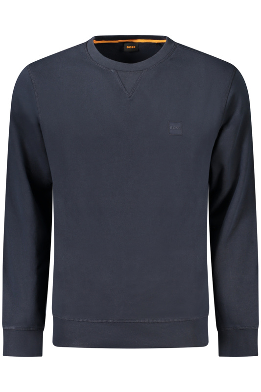 HUGO BOSS MĘSKA BLUZA Z ROZPINANYM NA ZAMEK NIEBIESKA