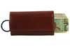 Etui skórzane na klucze / portfel - Brązowe