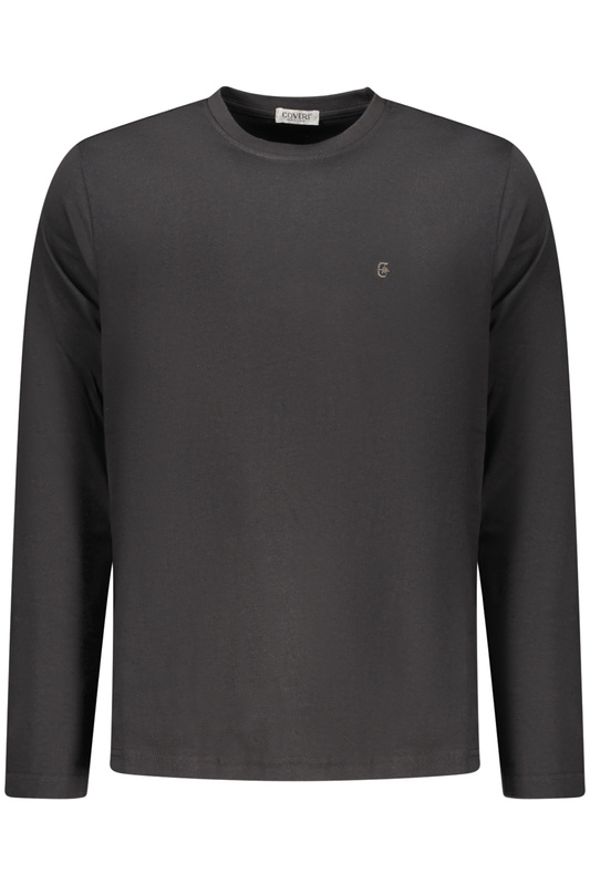 COVERI MOVING MĘSKA KOSZULKA Z DŁUGIM RĘKAWEM W KOLORZE CZARNYM