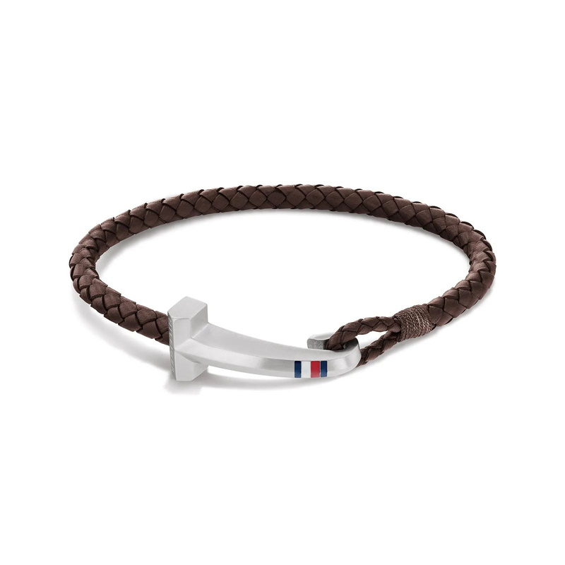 Biżuteria TOMMY HILFIGER 2790276S. Bransoletka, Kolor brązowy. Mężczyzna.