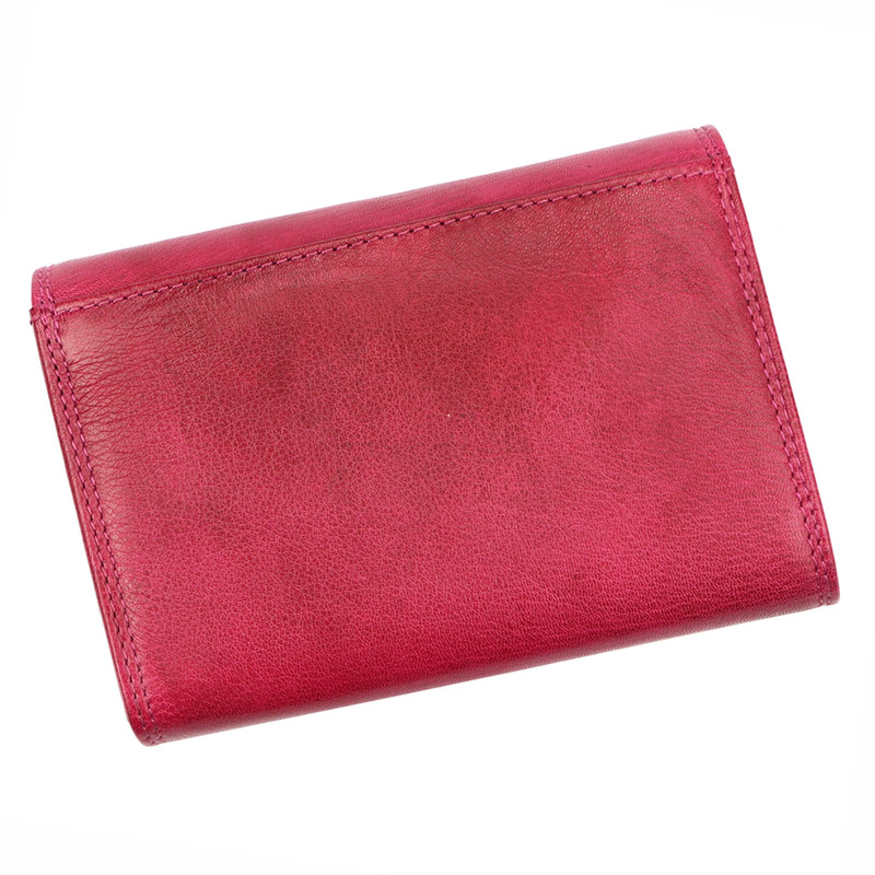 Route 66 damski portfel podłużny skóra naturalna pojemna portmonetka