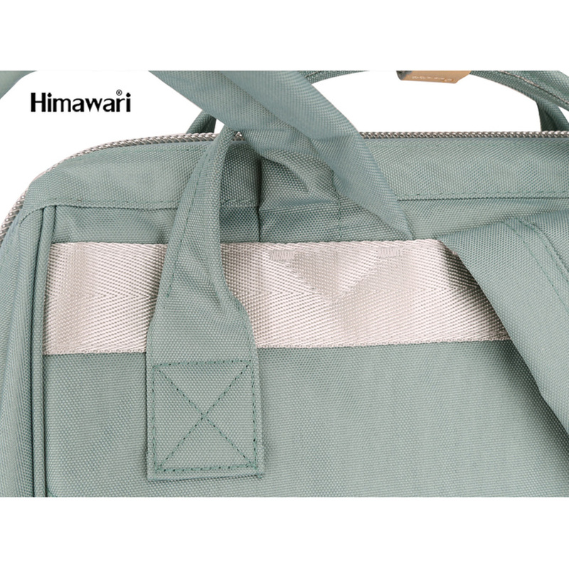 Plecak wielofunkcyjny z portem USB w odcieniu oliwkowym - Himawari