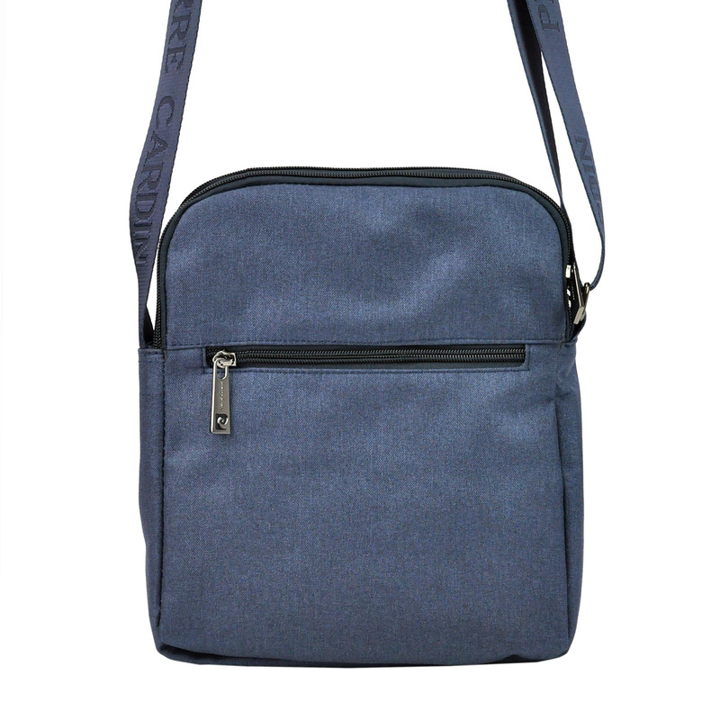 Pierre Cardin męska saszetka przez ramię miejska dwukomorowa torba