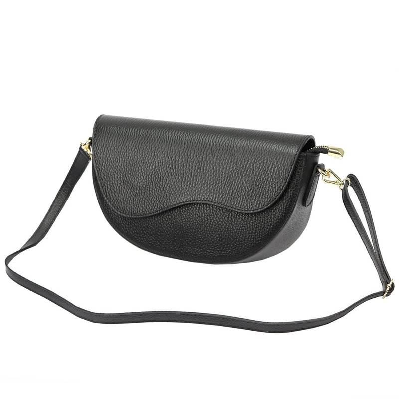 Luka damska skórzana listonoszka półksiężyc Miejska torebka przez ramię