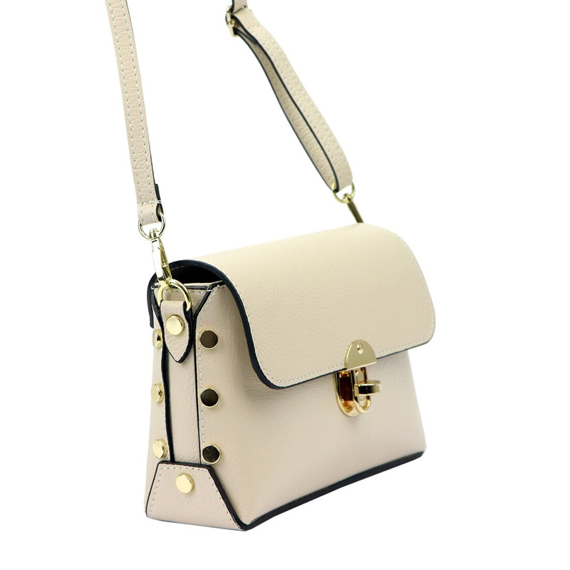 Luka damska listonoszka torebka przez ramię skóra naturalna stylowa