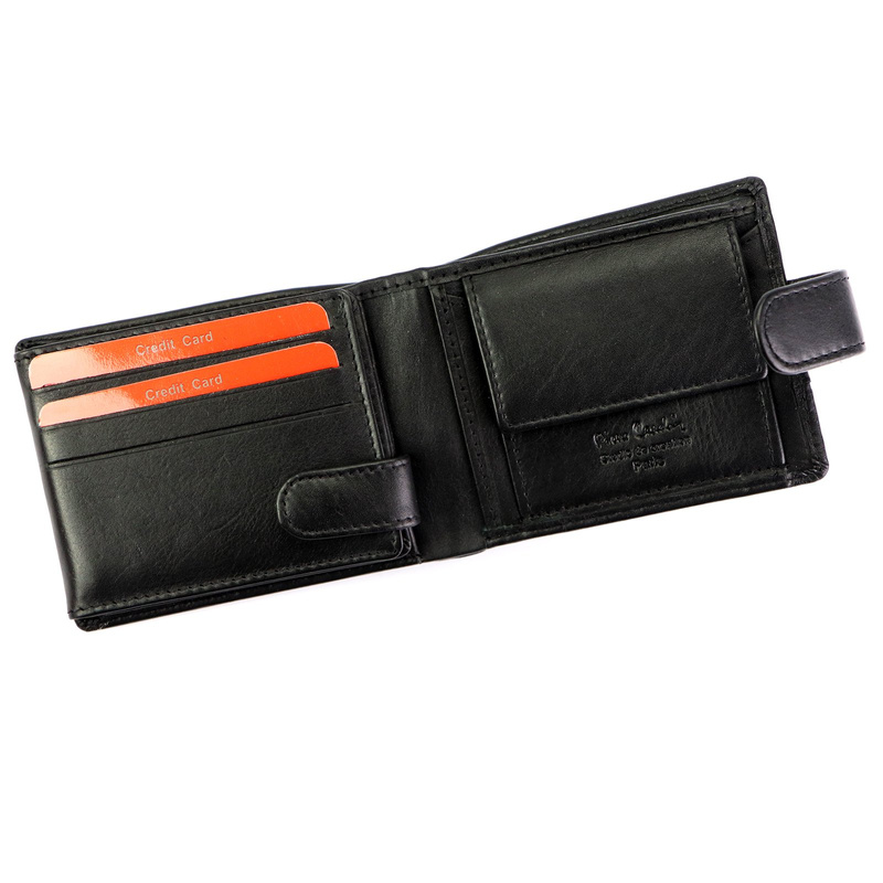 Stylowy Skórzany męski portfel Pierre Cardin RFID