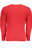 CZERWONY SWETER MĘSKI US GRAND POLO