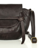 Marco Mazzini Torebka listonoszka skórzana saddle bag brąz caffe