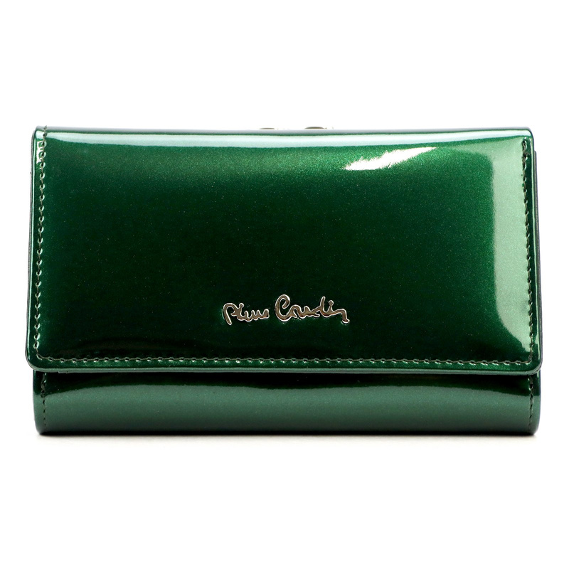 skóra naturalna + Damski portfel ze skóry ekologicznej Pierre Cardin 07 SHINY 108