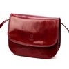 Skórzana listonoszka damska Florence 5513 z zaokrągloną klapą