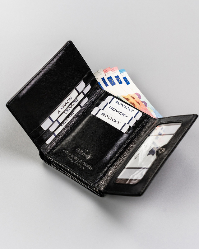 Damska zgrabna skórzana portmonetka Lorenti RFID