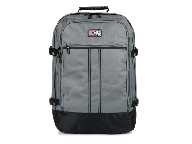 Szary Plecak Podróżny Samolotowy Bagaż podręczny Solidny Q74