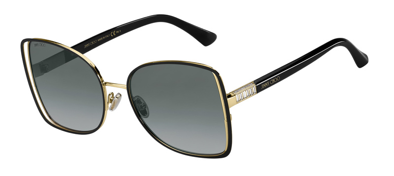 Okulary JIMMY CHOO FRIEDAS2M29O. Okulary przeciwsłoneczne, Kolor czarny złoty. Kobieta.