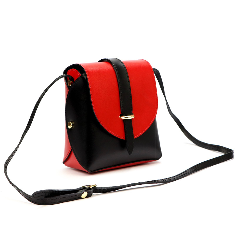 Gregorio damska listonoszka skora naturalna torebka z klapą na ramię