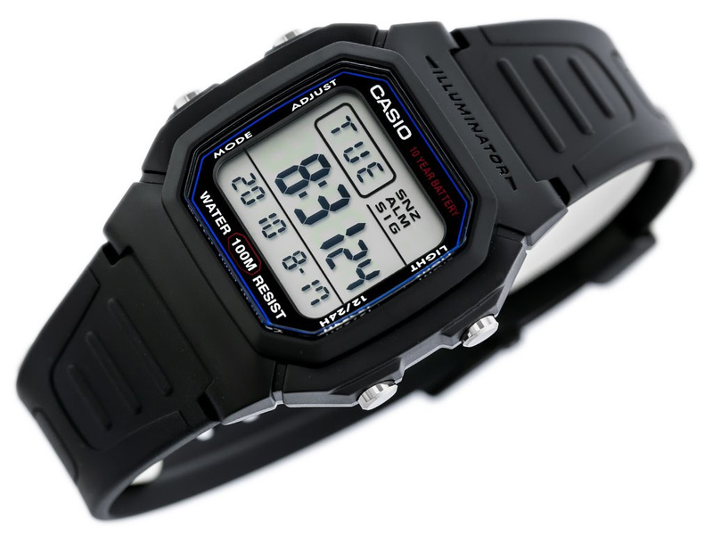 ZEGAREK MĘSKI CASIO W-800H-2A (zd100c) - KLASYKA + BOX