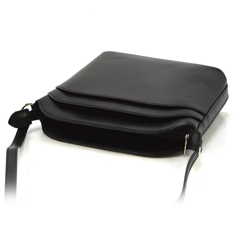 Vera Pelle Torebka Damska Skórzana Listonoszka A5 Crossbody 2 Komory