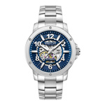 Zegarek KENNETH COLE KCWGY0064002. Automatyczny, Kolor niebieski. Mężczyzna.