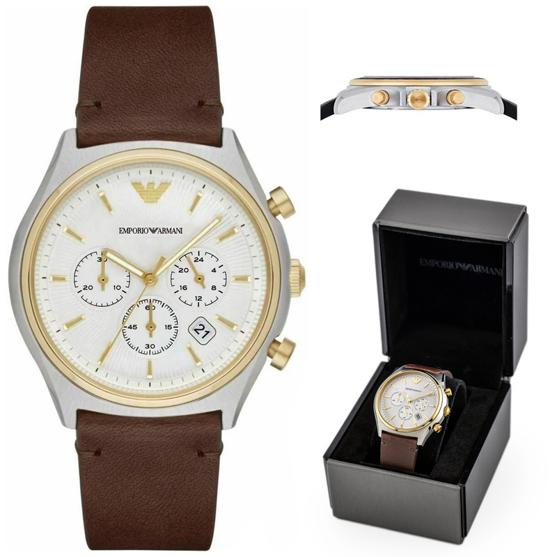 Zegarek ARMANI AR11331. Kwarcowy, Kolor złoty. Mężczyzna.