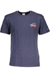 NIEBIESKI T-SHIRT MĘSKI Z KRÓTKIM RĘKAWEM TOMMY HILFIGER