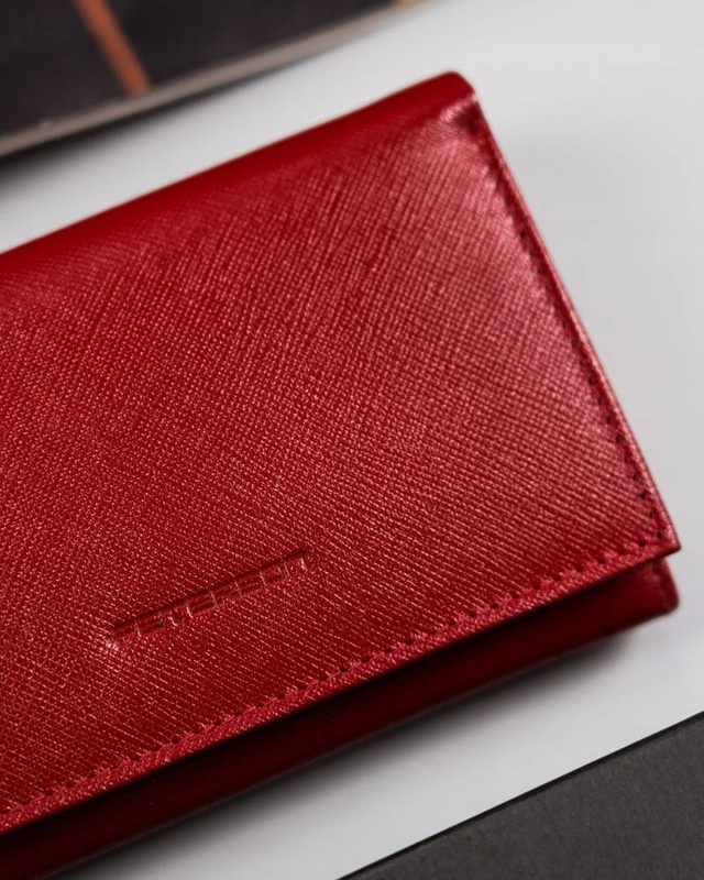 Skórzany damski portfel Peterson PTN RD-22-GCL